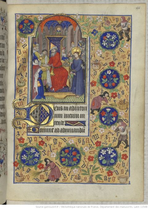 Heures de Marguerite d’Orléans, France, XVe siècle, Manuscrit de Paris, BnF, Latin 1156B, fol. 135r