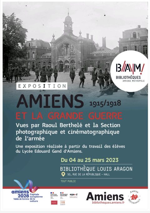 Affiche de l’exposition Amiens 1915/1918